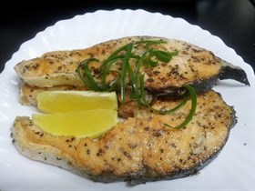 香煎三文魚扒